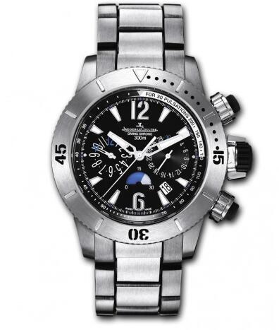 Jaeger-LeCoultre Master Compressor Diver Chronograph Titanium Bracelet Replica Watch 186T170