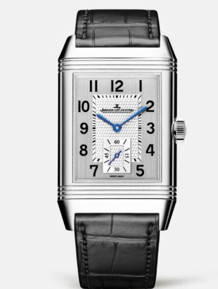 Jaeger Lecoultre Reverso Classic Large Duoface Small Seconds Stainless Steel Men Manual-winding Replica Watch 3848420