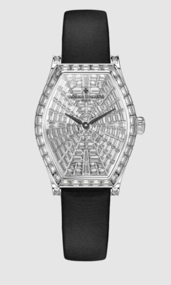 Vacheron Constantin Malte manual-winding jewellery 18K white gold Replica Watch 81610/000G-B007