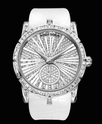 Replica Roger Dubuis Watch Excalibur 36 Edition Limitée Joaillerie RDDBEX0273 White Gold - Diamants