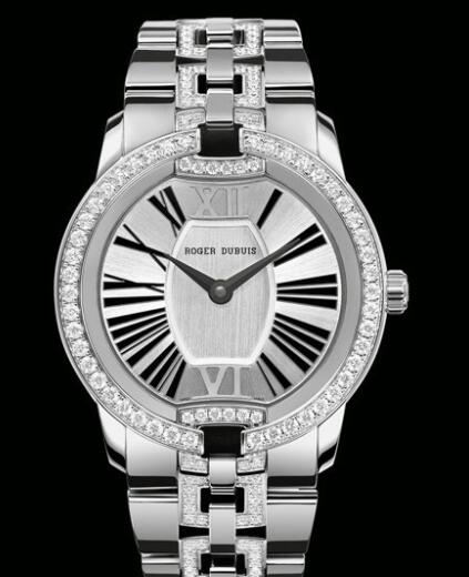 Replica Roger Dubuis Watch Velvet Joaillerie RDDBVE0001 White Gold - Diamants